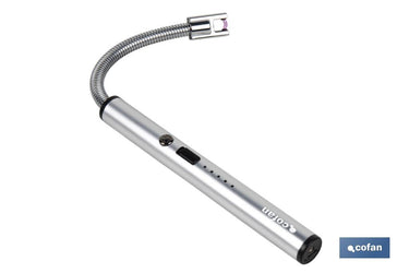 Cofan - Encendedor Eléctrico USB Recargable con Arco de Plasma y Cuello Flexible